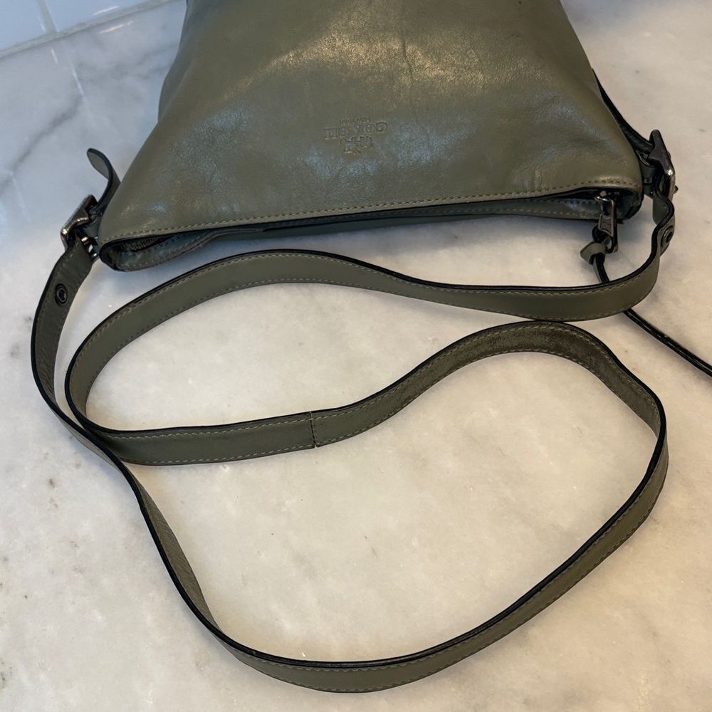 Coach Bag Purse Handbag Leather Bleecker Grommets Mini Duffel Bag Pocketbook - Picture 12 of 17